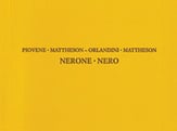 Nerone (Nero) Study Scores sheet music cover